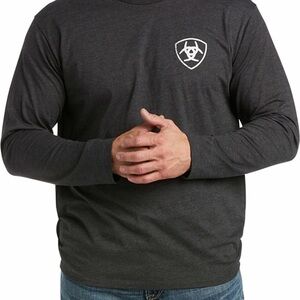 Ariat mens flag logo long sleeve